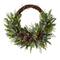 30" Pine & Pinecone Christmas Wreath on Twig Ring